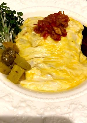 生湯葉でオムレツ風☆ヴィーガン-レシピのメイン写真