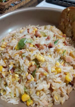 包装米飯なら簡単弱火でパラパラチャーハン-レシピのメイン写真
