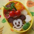 ミッキーマウスのサンドイッチ弁当