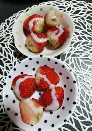 苺の食べ方-レシピのメイン写真