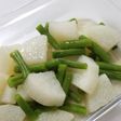 簡単★山芋といんげんの白だし煮