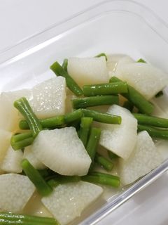 簡単★山芋といんげんの白だし煮-レシピのメイン写真
