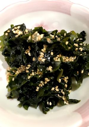 簡単！ごま油塩ワカメ！！-レシピのメイン写真