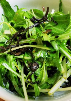 水菜のピリ辛塩こんぶ和え-レシピのメイン写真