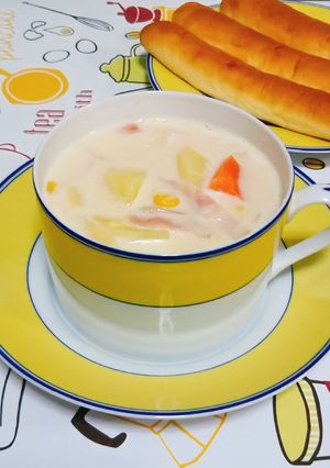 簡単コーンスープ-レシピのメイン写真