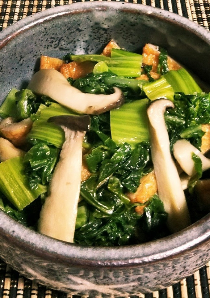 高菜とエリンギと薩摩揚のゴマ油炒め-レシピのメイン写真