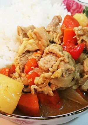 暖色ポークカレー-レシピのメイン写真