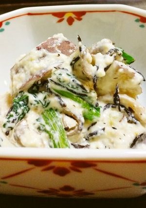 【野菜】野菜とひじきの五色白和え-レシピのメイン写真