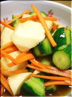 ✿昆布ぽん酢✿で簡単長芋の漬物-レシピのメイン写真