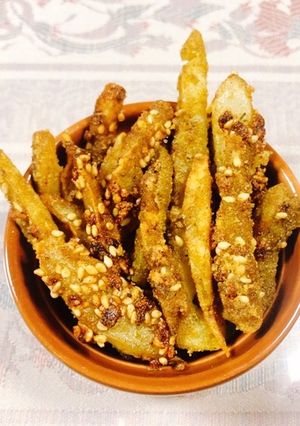 簡単！菊芋のスティック唐揚げ（カレー味）-レシピのメイン写真