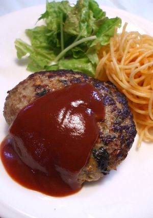 野菜たっぷり、ハンバーグゥ～！-レシピのメイン写真
