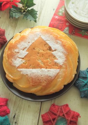 アップルリースパンケーキ-レシピのメイン写真