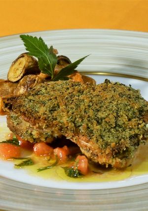 大和肉鶏の香草パン粉焼き-レシピのメイン写真