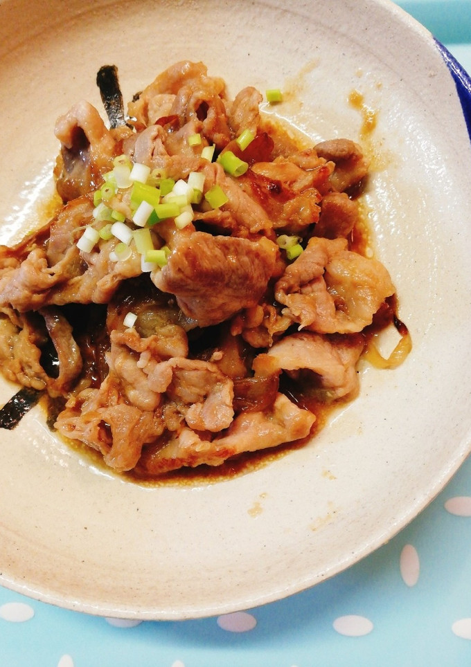 節約だけど絶品の豚こま肉の生姜焼き-レシピのメイン写真