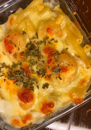 えびたっぷり！マカロニポテトグラタン-レシピのメイン写真