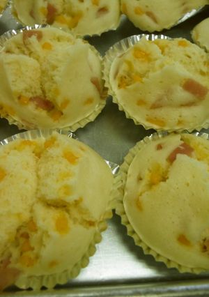 ハムチーズ蒸しパン-レシピのメイン写真