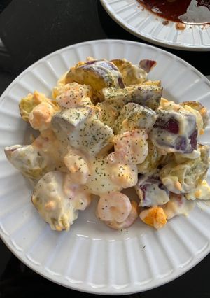さつまいもとエビのサラダ-レシピのメイン写真