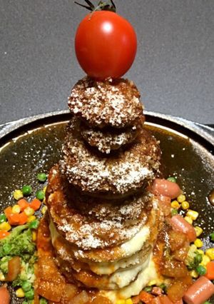 クリスマスに捧げる肉のツリー-レシピのメイン写真