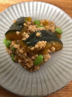 かぼちゃのそぼろあんかけ-レシピのメイン写真
