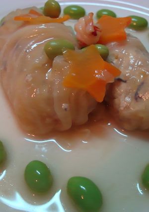 お豆腐deロールキャベツ-レシピのメイン写真