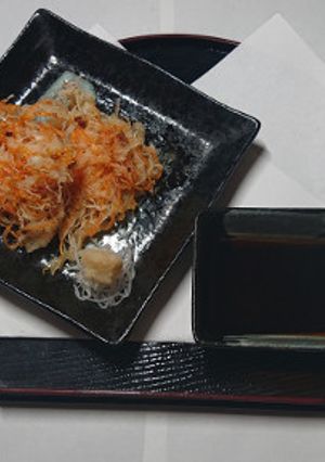 【使いきり】にんじんの皮とつまのかき揚げ-レシピのメイン写真
