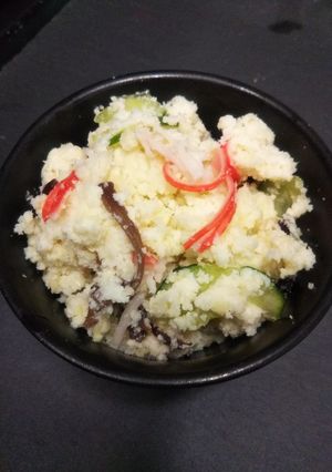 混ぜるだけのヘルシー副菜！甘酢おから-レシピのメイン写真