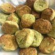 白ごまと抹茶色のクッキー