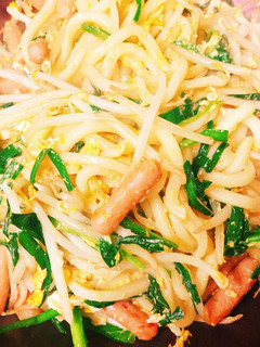 簡単♡包丁いらず♡焼きうどん-レシピのメイン写真