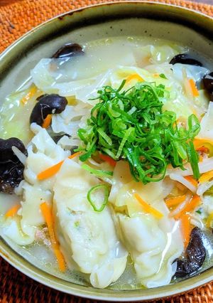 餃子入り塩タンメン-レシピのメイン写真