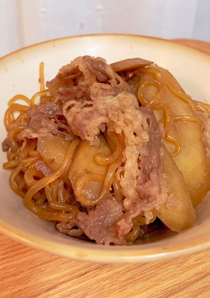 牛肉とごぼうの煮物-レシピのメイン写真