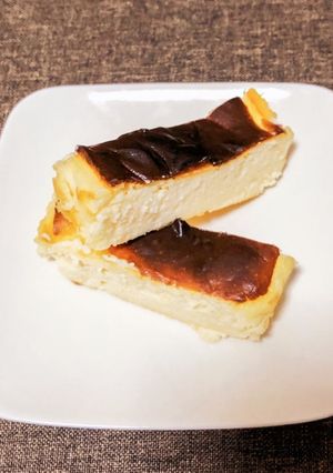 卵が1つしかない時のバスクチーズケーキ-レシピのメイン写真