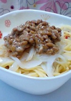 *簡単納豆パスタ*-レシピのメイン写真