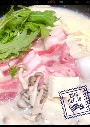 ☆ごま豆乳鍋 ウェイパーver.☆-レシピのメイン写真