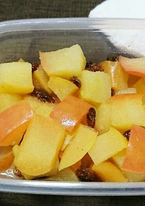 りんごとレーズンの生姜シナモン煮-レシピのメイン写真