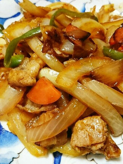 豚バラ肉と野菜のケチャップ炒め-レシピのメイン写真