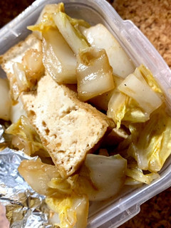 厚揚げと白菜のとんかつソース炒め-レシピのメイン写真