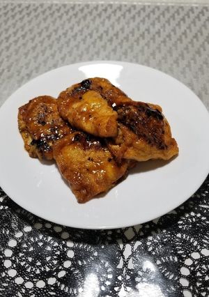 餃子のたねリメイク☆甘酢仕上げ-レシピのメイン写真