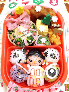 モンスターズインク クリスマス キャラ弁-レシピのメイン写真