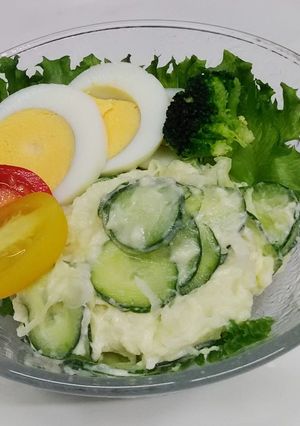レンチン４分・基本のポテサラ　ホテルの味-レシピのメイン写真