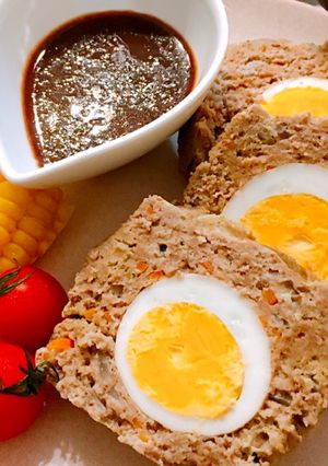 美味しく腸活♡米ぬか入りミートローフ-レシピのメイン写真