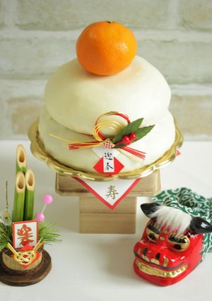 * お正月に ♡ 鏡餅ケーキ♪-レシピのメイン写真
