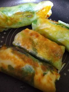 水菜と竹輪の春巻き-レシピのメイン写真