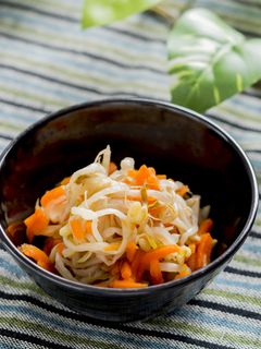 もやしの和え物【入院食⑩昼/冷副菜】-レシピのメイン写真