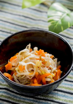もやしの和え物【入院食⑩昼/冷副菜】-レシピのメイン写真