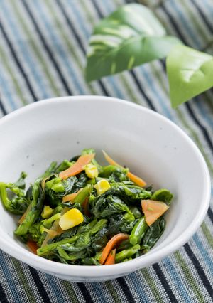 菜の花のソテー【入院食⑩夕/温副菜】-レシピのメイン写真
