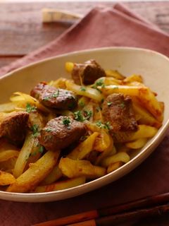 ラムじゃがカレー炒め-レシピのメイン写真