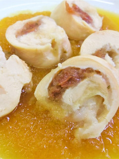 【病院】ささみ梅しそロール【給食】-レシピのメイン写真