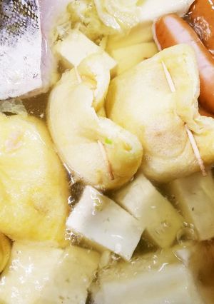 鶏巾着と鱈のお鍋-レシピのメイン写真