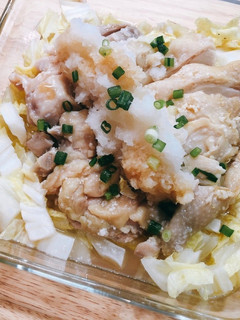 電子レンジ♪塩麹鶏肉と白菜のレンチン蒸し-レシピのメイン写真