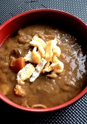 簡単　お蕎麦屋さんのカレーうどん、蕎麦-レシピのメイン写真